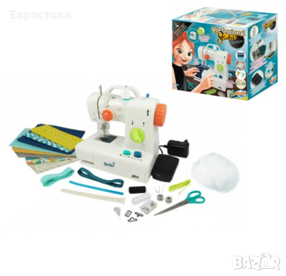Игрален комплект Buki Professional Studio, детска шевна машина с аксесоари, снимка 1