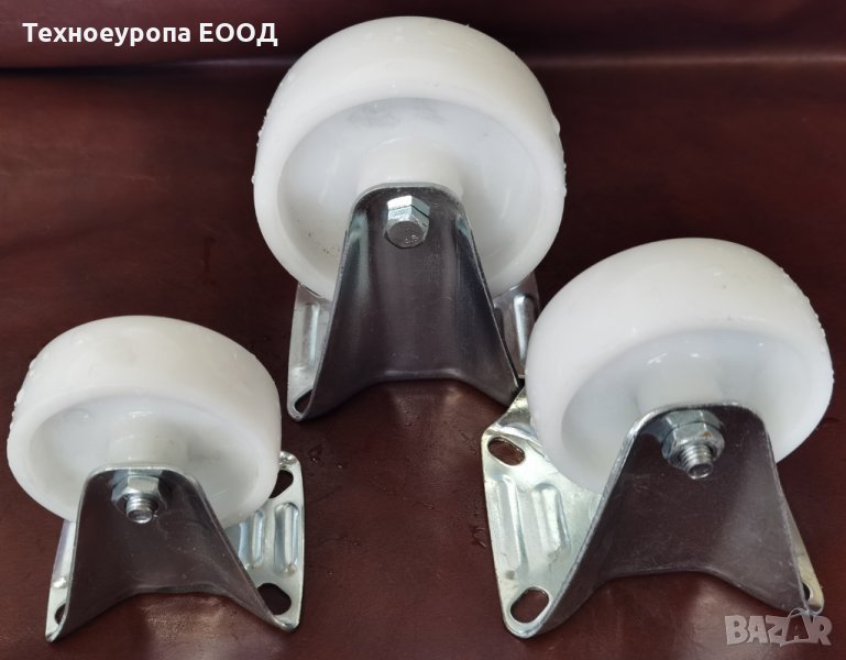 Колелца с планка - въртящи / стационарни, снимка 1