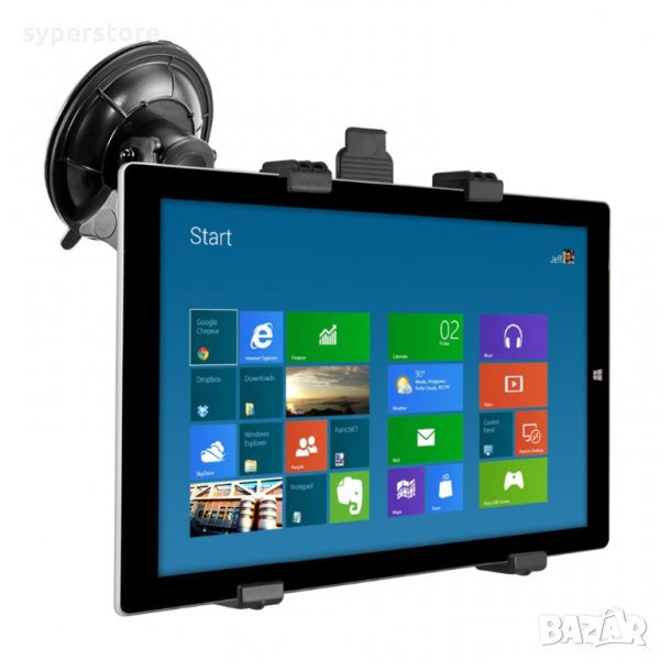 Стойка за таблет за кола - универсална от 7" до 11" SS000023 Тесен захват, снимка 1