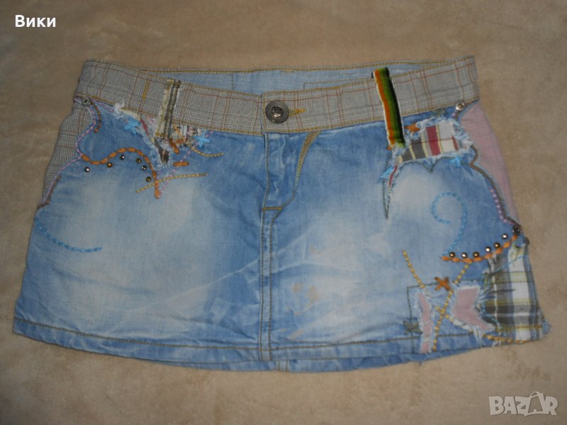 Къса дънкова пола , снимка 1