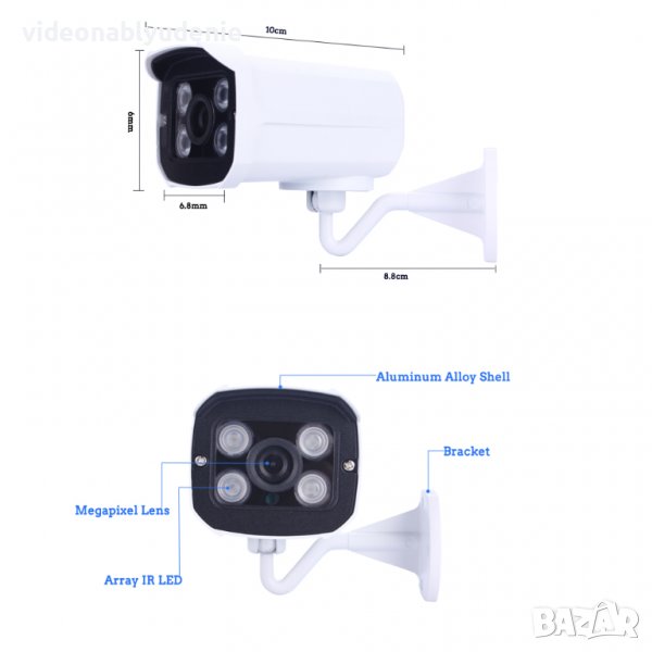 Замяна DVR Комплекти за Видеоконтрол с Висококачествени Охранителни Камери с Перфектно Нощно Виждане, снимка 1