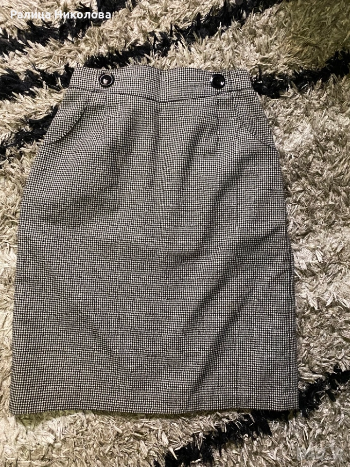 офис пола с висока талия пепит Л , снимка 1