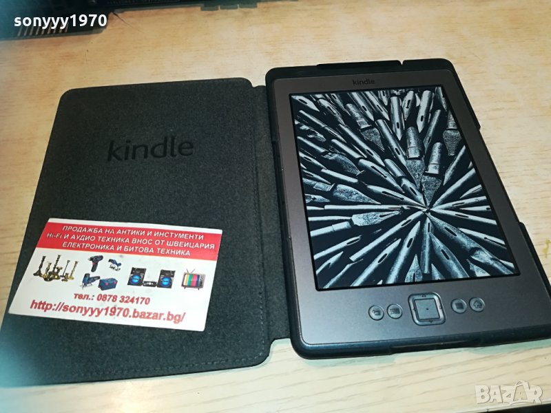 kindle с калъф и лампа внос germany 2104211223, снимка 1