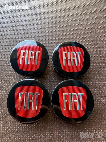 4 броя нови капачки за джанти за Fiat, снимка 1
