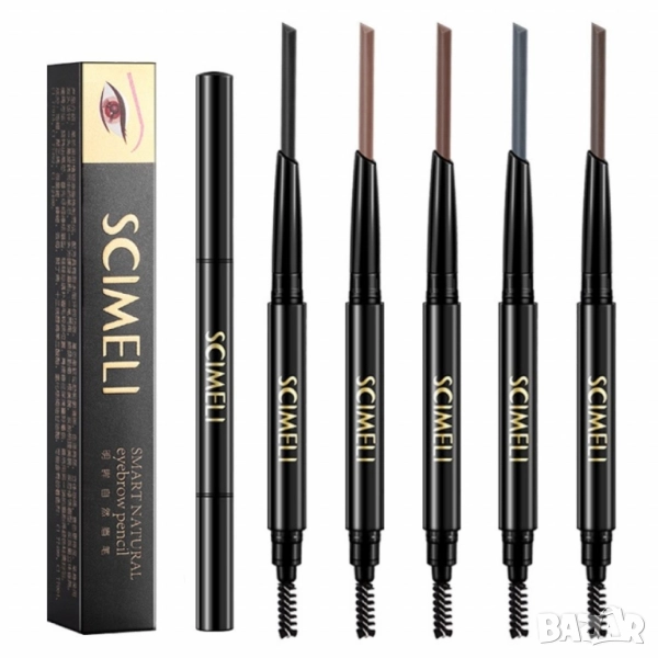 Водоустойчив ултра фин молив за вежди с четка, снимка 1