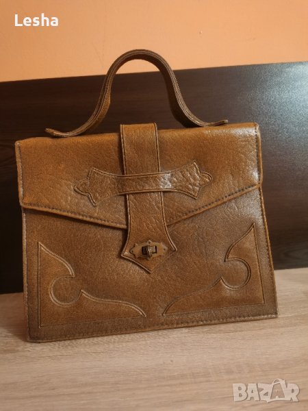 Дамска чанта от естествена кожа , снимка 1
