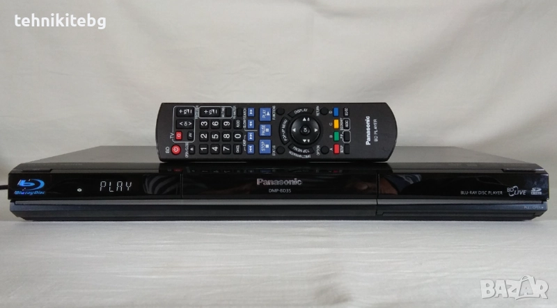 ⭐⭐⭐ Panasonic DMP-BD35 ⭐⭐⭐ Blu-Ray/DVD/CD/MP3 плеър със SD карточетец и LAN, снимка 1