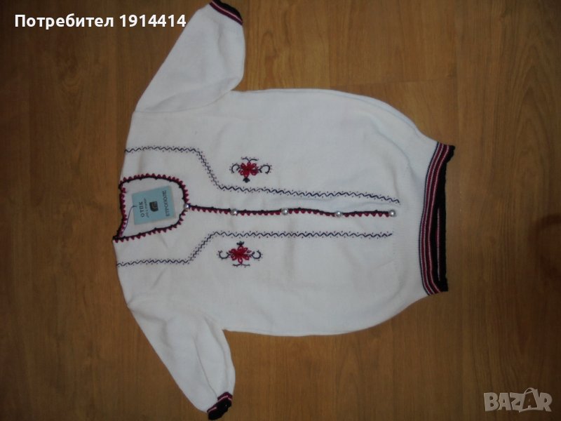 Красива дамска блуза с фолклорен мотив, снимка 1