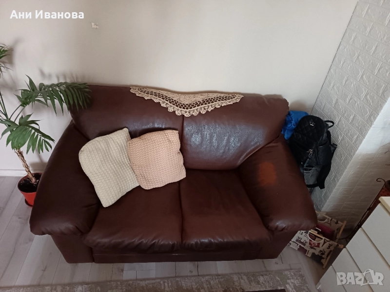 еко кожа диван, снимка 1