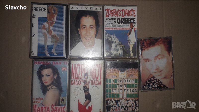 Аудио касети 7 броя/ със гръцка музика/ студио записи, снимка 1