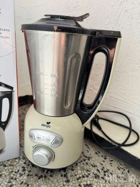 Мултикукър, Блендер, Супа Мейкер, Кухненски Робот, Готвене на Пара - Senya BL552, 1000W, 1.2л! , снимка 1