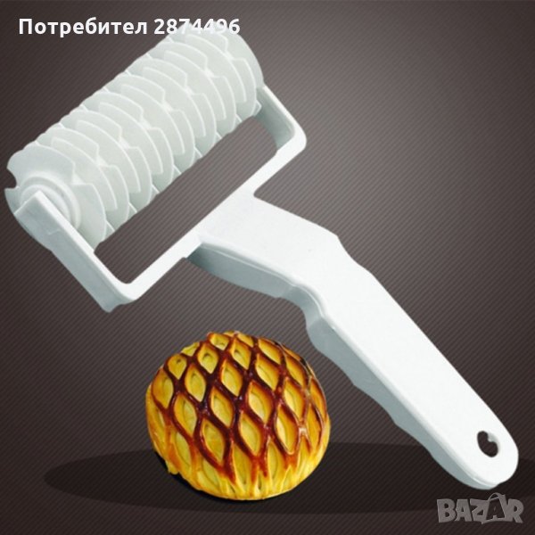 2077 Валяк за декорация на тесто/ролер за тесто, снимка 1