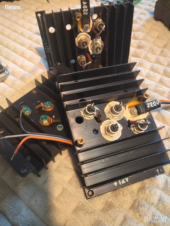 Алуминиев радиатор HS-201 за охлаждане, 25x102x100mm , снимка 1