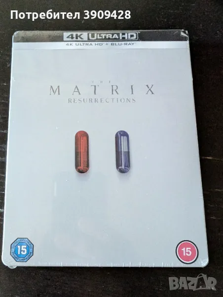 The Matrix: Resurrections (4K UltraHD Steelbоok) | Матрицата: Възкресения (стилбук/метална кутия), снимка 1