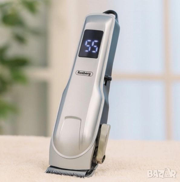 Безжична машинка за подстригване Rosberg R51810Q, 5W, DC 3.7V 1200mAh, USB зареждане, снимка 1