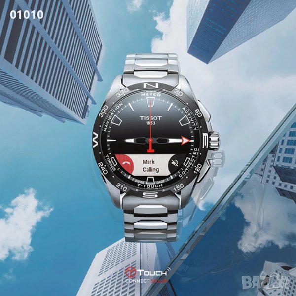 Tissot T-Touch Connect Solar Sapphire Titanium смарт часовник, снимка 1