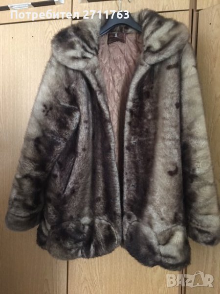 късо палто изкуствен косъм , снимка 1