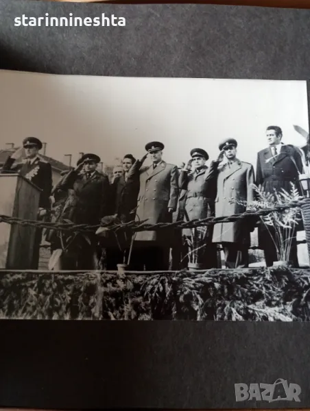 БКП стари военни снимки генерал Митко Митков Славчо , снимка 1