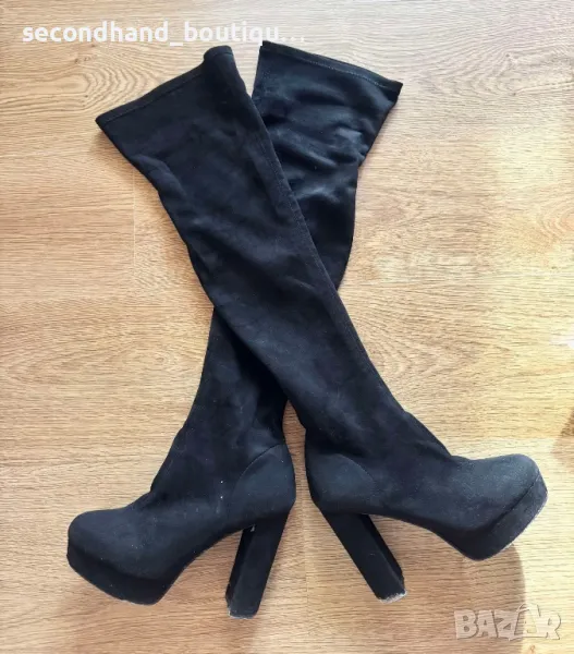 Високи велурени ботуши! , снимка 1
