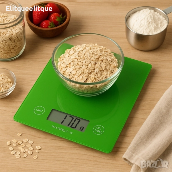 Кухненска везна Voltz, 5 кг., 2хААА батерии, LCD екран, снимка 1