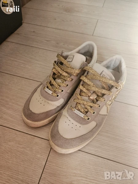 Обувки естествена кожа Guess, снимка 1