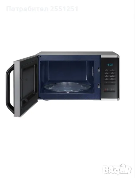 Микровълнова фурна Samsung MS23K3513AS/OL, 23 л, 800 W, Сребриста, снимка 1