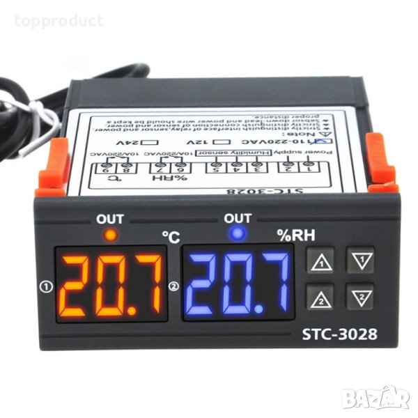 Термостат влагорегулатор, контролер за обезвлажняване или овлажняване, влагоконтролер , снимка 1