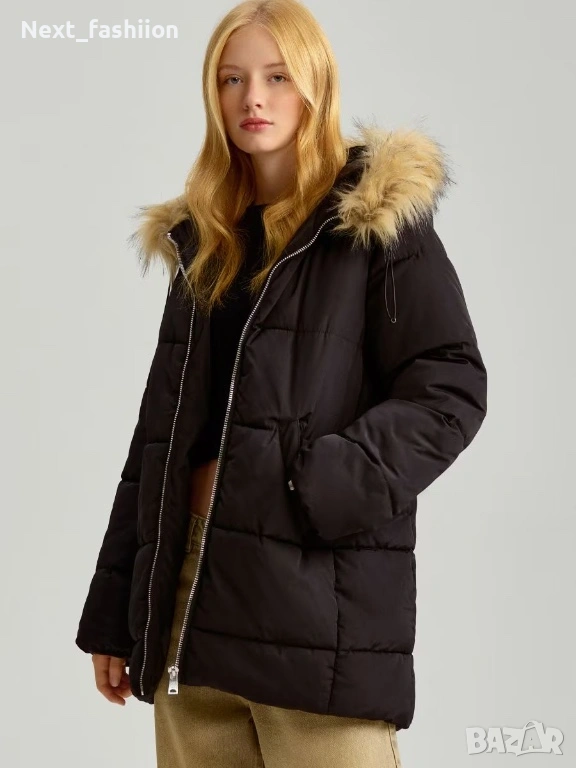 Капитонирано яке с качулка, снимка 1