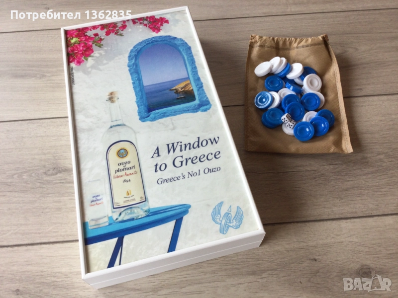 НОВА колекционерска табла за игра на Узо Пломари / Ouzo Plomari, снимка 1