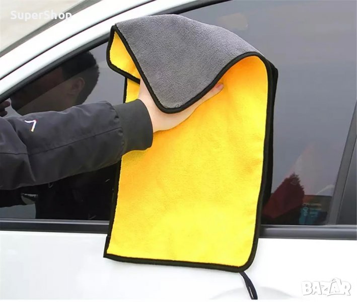 Голяма Супер Попиваща Микрофибърна кърпа за миене на автомобил 40х40см кола миене автомивка, снимка 1