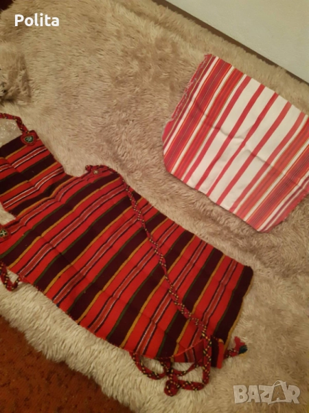 Вълнени родопски торби и плат различни видове, снимка 1