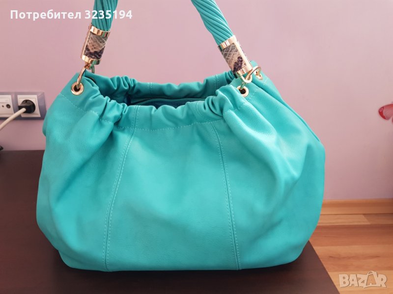 Тюркоазена чанта, снимка 1