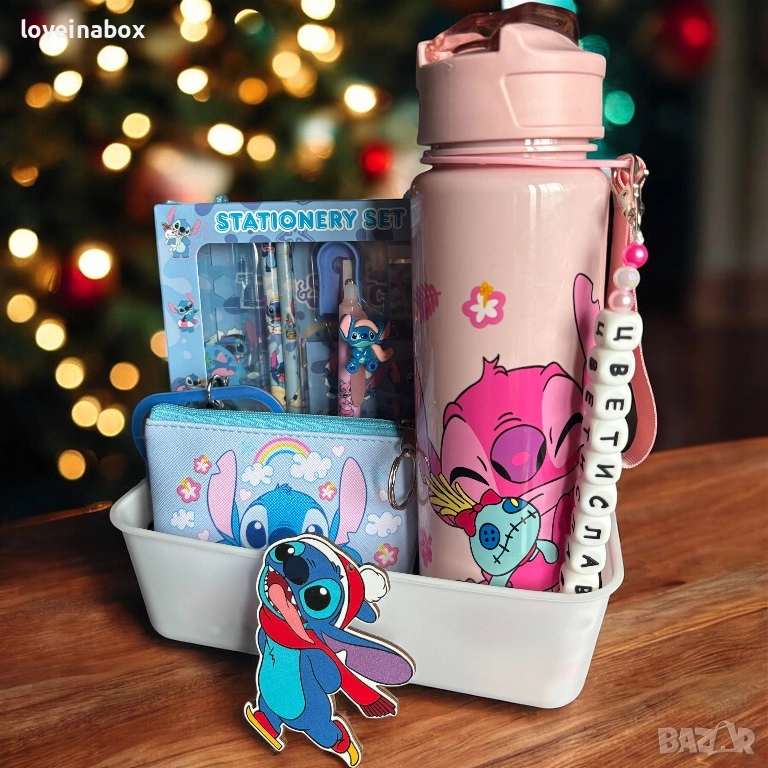 Коледен комплект Стич, снимка 1