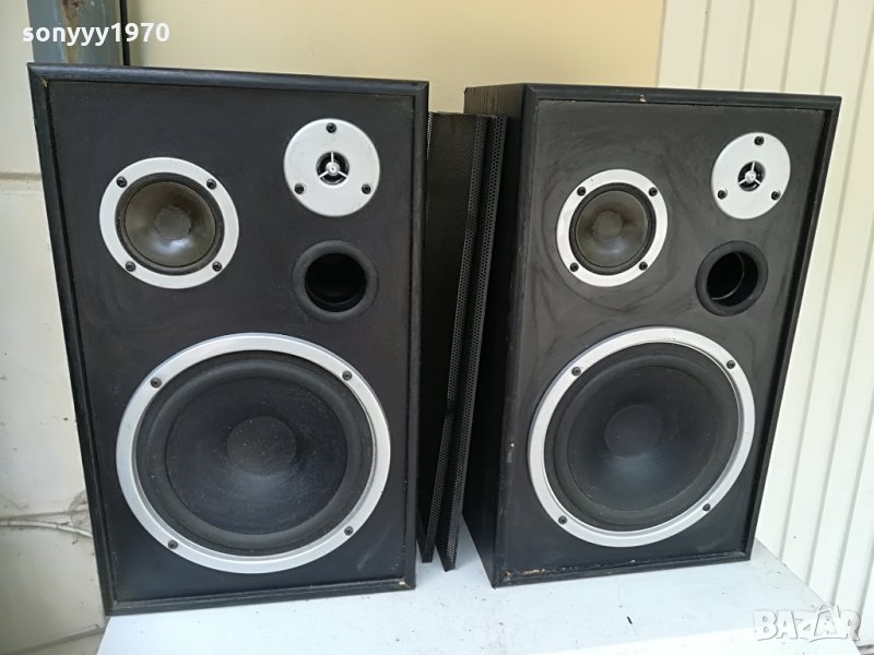 medion speaker system germany 2x140w-3way 1606211534, снимка 1