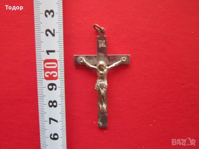 Старинен бронзов кръст , снимка 1