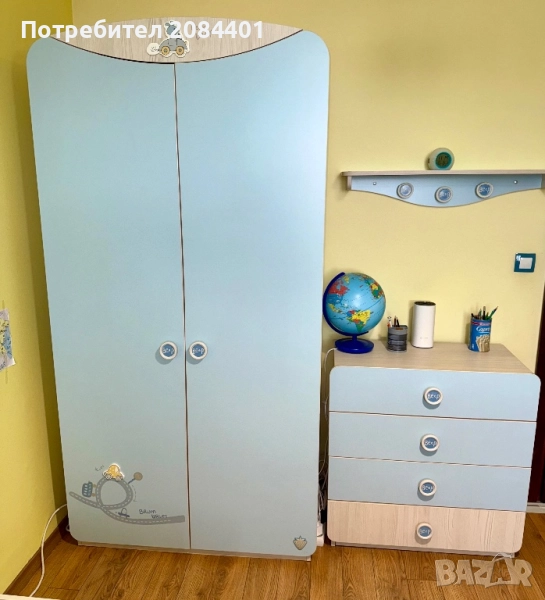 Цялостно обзавеждане за детска стая бебе/момче Cilek, снимка 1