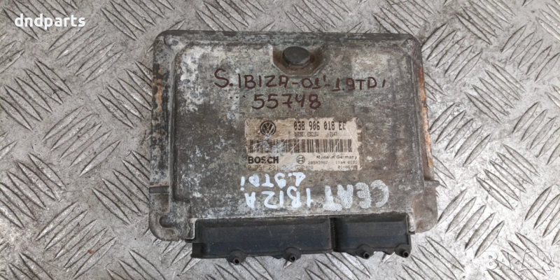 Компютър Seat Ibiza 1.9TDI 2001г. 038906018EC , снимка 1