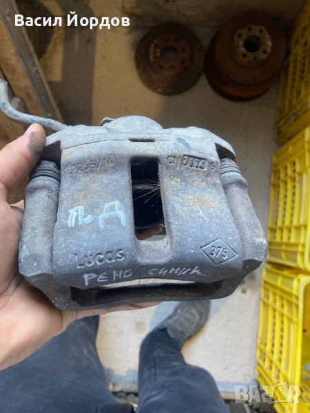 Преден Десен Спирачен Апарат за Рено Сценик / Renault Megane Scenic 1.6i, снимка 1