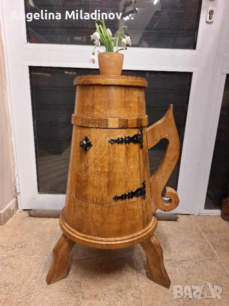 УНИКАТ! Винтидж буре бар дъб , снимка 1