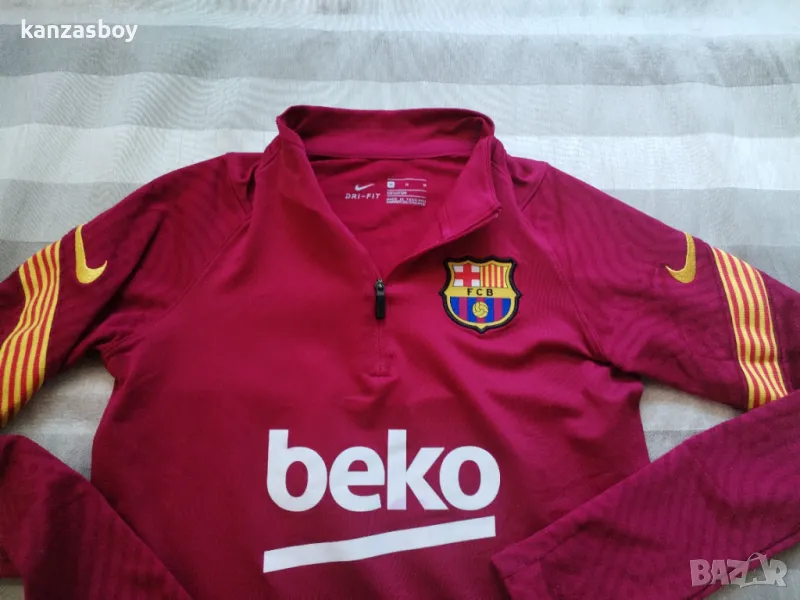 Nike Y NK FC BARCELONA STRIKE DRY - юношеска футболна блуза 137-147см., снимка 1