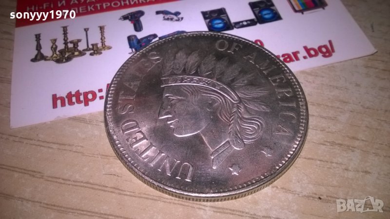 dollar-индианец-4,5см-за колекция-1851, снимка 1