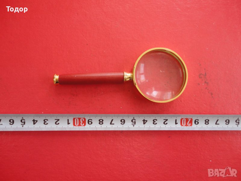 Страхотна позлатена лупа , снимка 1