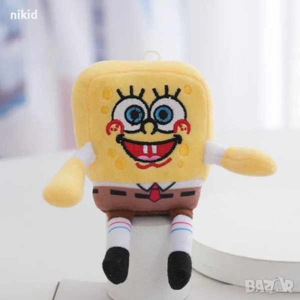 Спондж Боб СпонджБоб Spongebob ключодържател плюшена играчка, снимка 1