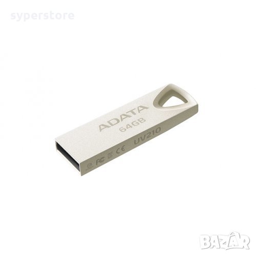USB Флаш Памет 64GB USB2.0 A-DATA UV210 Метална USB Flash Drive, снимка 1