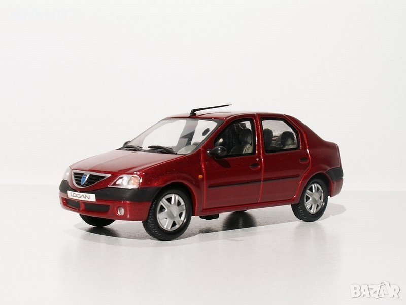 Dacia Logan - мащаб 1:43 на Eligor моделът е от колекция със захабена PVC дисплей-кейс, снимка 1