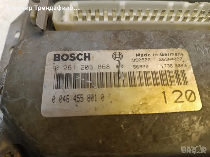 Компютър, ECU Fiat Brava,1.4, bosch 0261203868 , 0 261 203 868 , 0 046 455 801 0, 00464558010, снимка 1