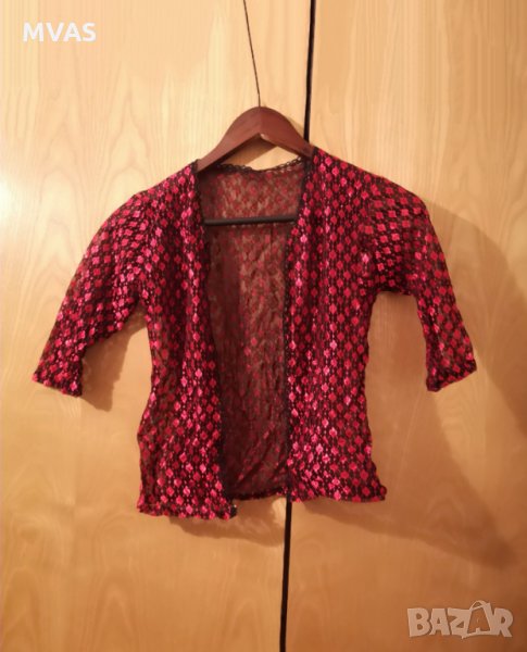 Нова наметка/болеро червена с черно XS, снимка 1