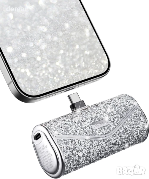 Външна батерия iWALK Sparkly 22.5W, 5000mAh, с вграден USB-C конектор, снимка 1