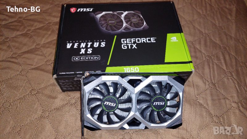 MSI Geforse GTX 1650 VENTUS XS, 4GB GDDR6, 128 bit, снимка 1