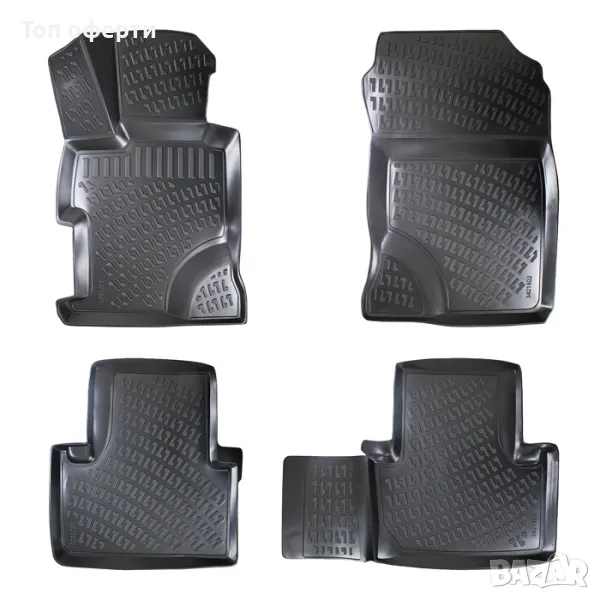 Гумени стелки RizLine съвместими с Honda Civic Sedan 2011-2016, снимка 1